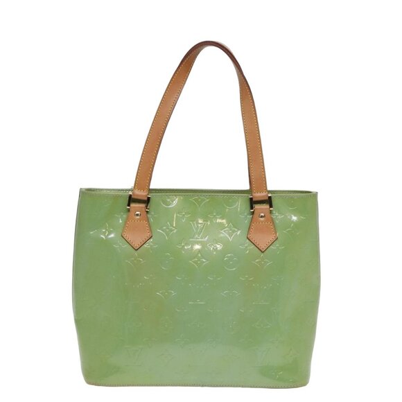 Louis Vuitton Green Monogram Vernis Houston Hand Bag - Picture 3 of 16